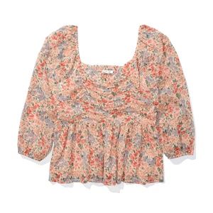 Pink Floral Top